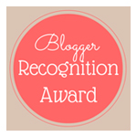 Blogger Recognition Award