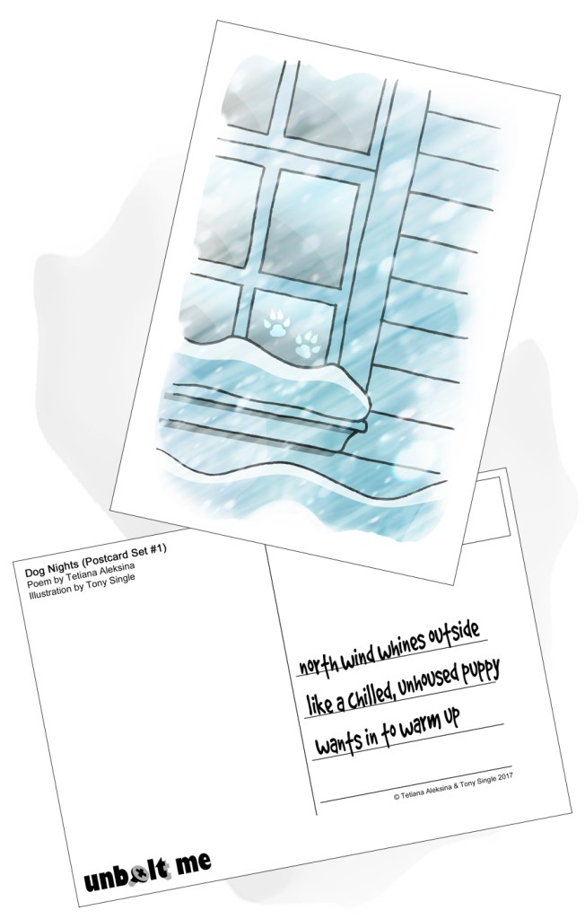 Dog Nights (Postcard Set #1)